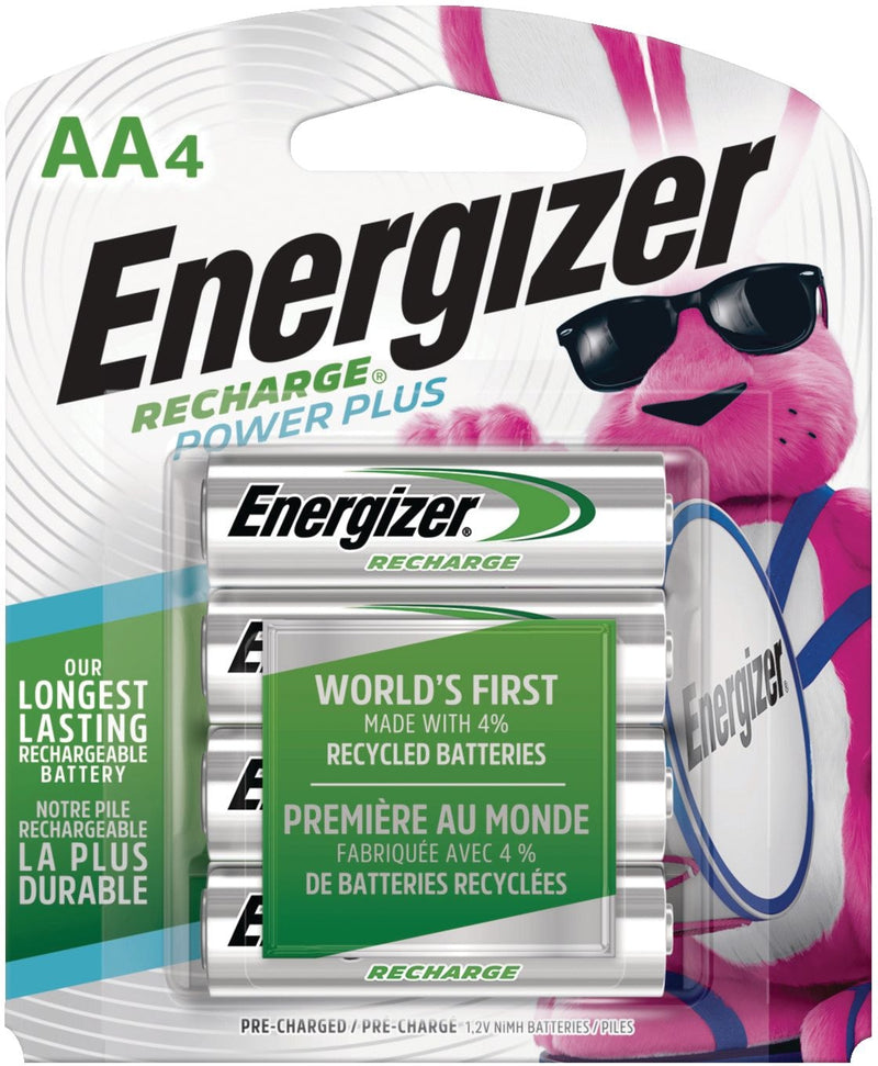 NH15BP-4 AA 2300 mAh NiMH Rechargeable Batteries, Pre-Charged, All Purpose, 4-pk Z5A1