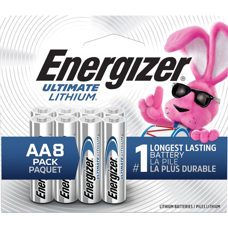 Ultimate AA Lithium Batteries, Long Lasting, All Purpose, 8-pk Q1R7
