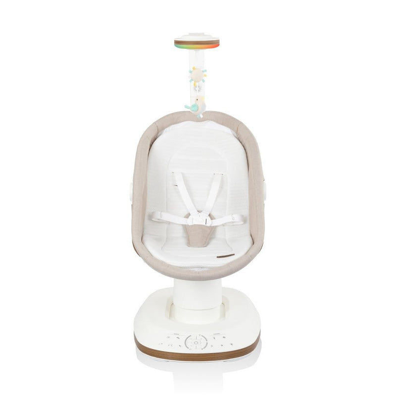 Elara 2-in-1 Smart Motion Swing and Soothing Nest, Beige E7N7