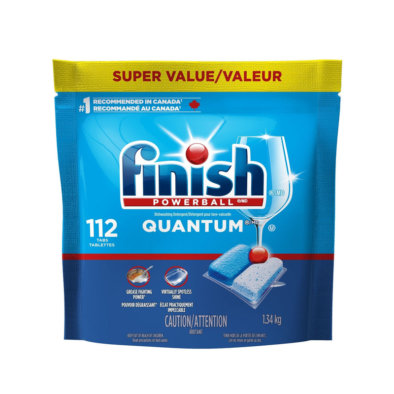 Powerball Quantum Dishwasher Detergent Tabs Super Value Pack, Fresh Scent, 112-pk K7M3
