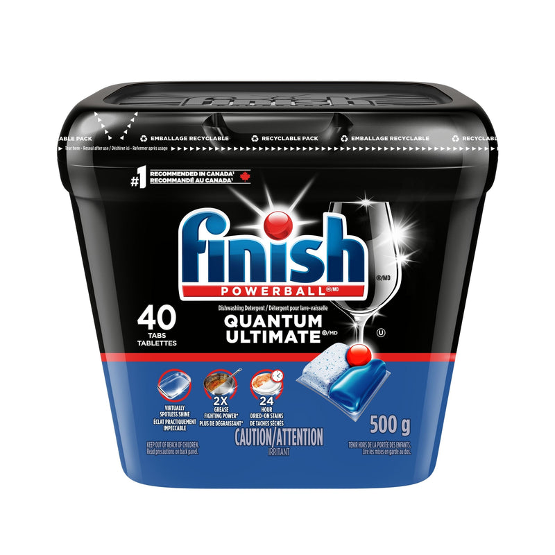 Quantum Ultimate Dishwasher Detergent Tabs, Fresh Scent, 40-pk P0N8