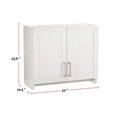2-Door Wall Laundry Cabinet, White W5R9 - product image 6
