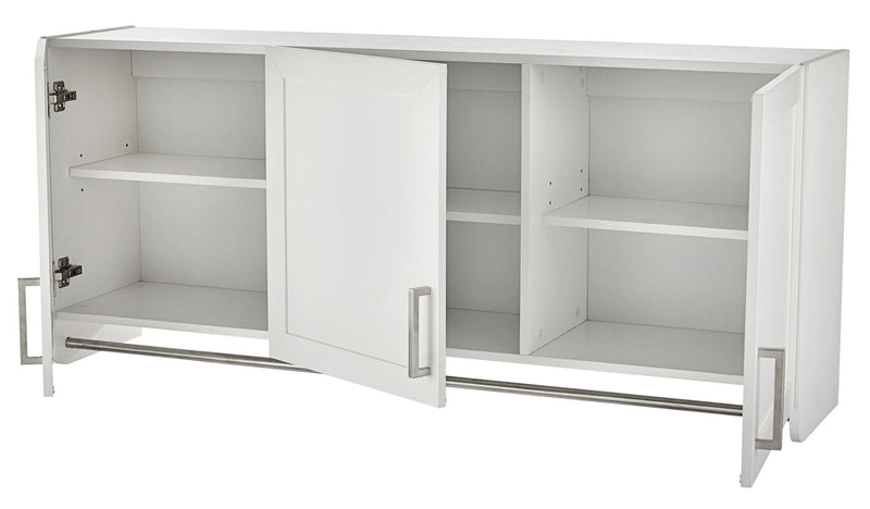 3-Door Wall Laundry Cabinet, White M4I8