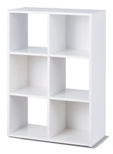 6-Cube Storage Organizer, Bookcase/Bookshelf, White J7K2 - product image 1
