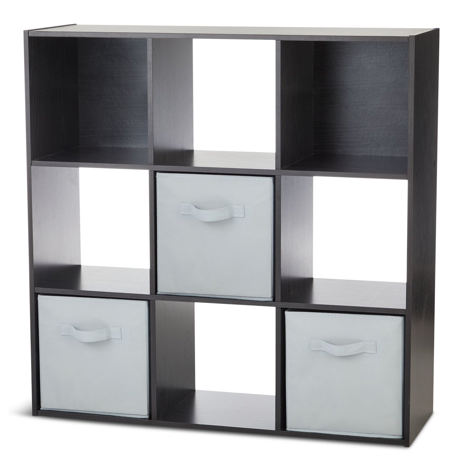 9-Cube Storage Organizer, Bookcase/Bookshelf, Black Oak Finish Z0X5 - product image 1