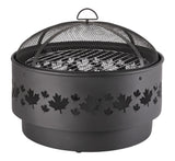 Brome Round Outdoor Wood Firepit, 24-in V5G4 - product image 1