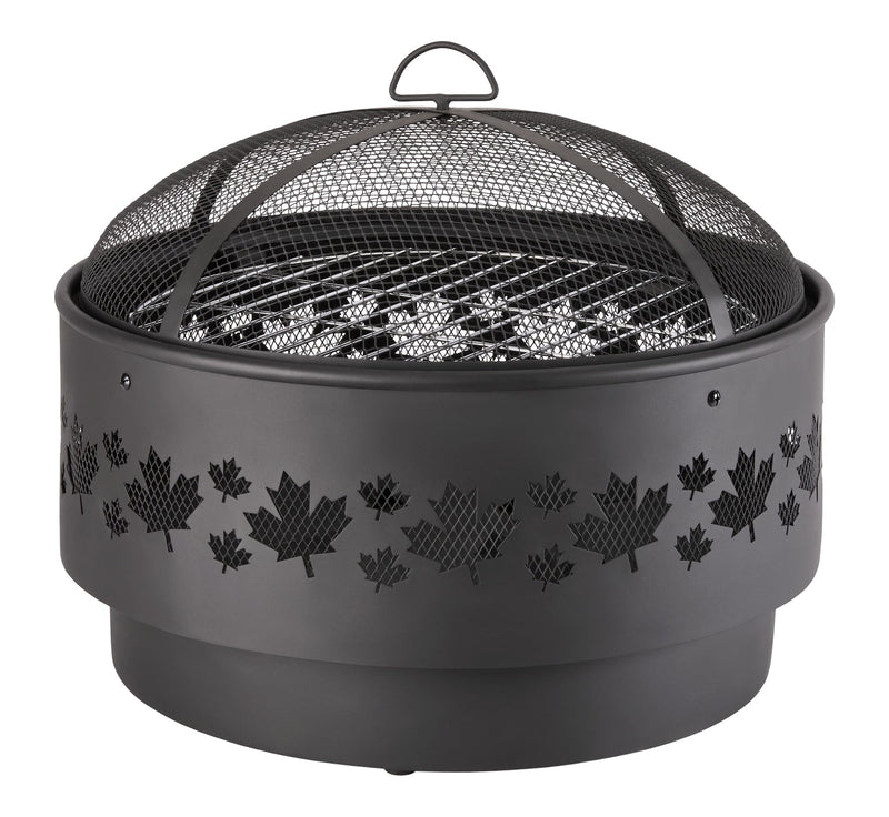 Brome Round Outdoor Wood Firepit, 24-in V5G4