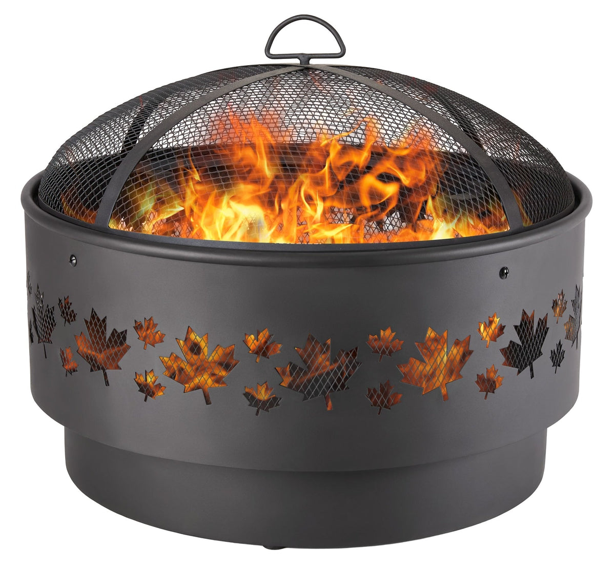 Brome Round Outdoor Wood Firepit, 24-in L5B1 - product image 3