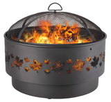Brome Round Outdoor Wood Firepit, 24-in V5G4 - product image 3