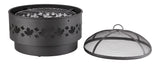 Brome Round Outdoor Wood Firepit, 24-in V5G4 - product image 5