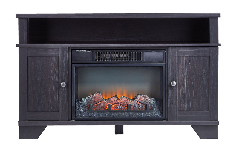 Hamilton Electric Fireplace TV Stand, 44.5-in, 1500W, Brown Cappucino T3U3