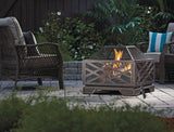 Lawrence Steel Outdoor Wood Burning Fire Pit with Fireplace Poker, 25 x 25 x 26-in O4H4 - product image 6