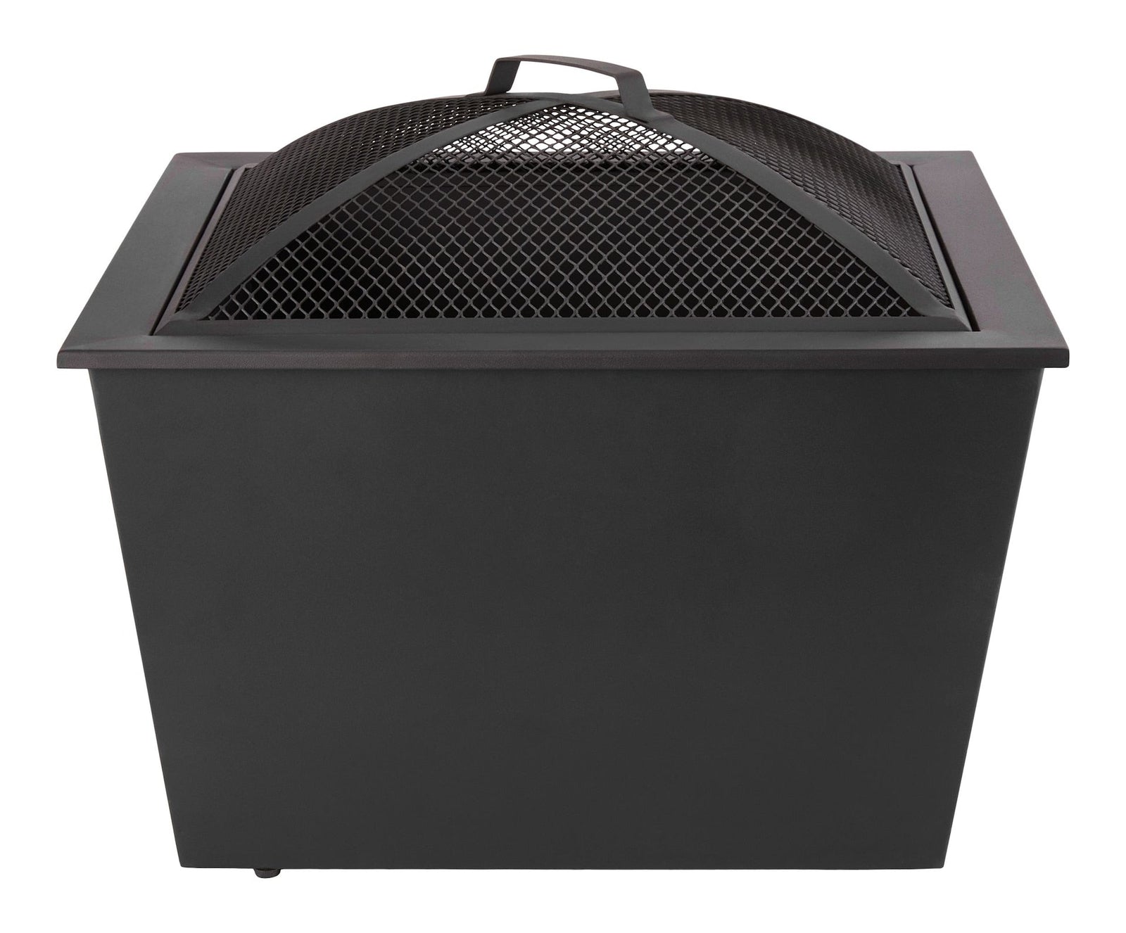 Lyall Square Outdoor Wood Firepit, 20-in, Black P6N7 - product image 1