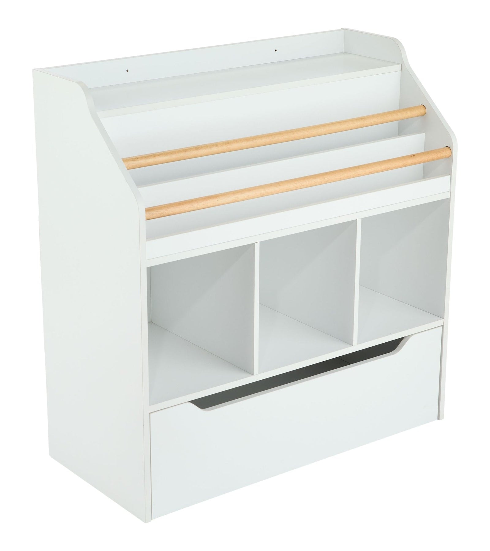 Multi-Purpose Storage Organizer with Drawer, White O9W7 - product image 1