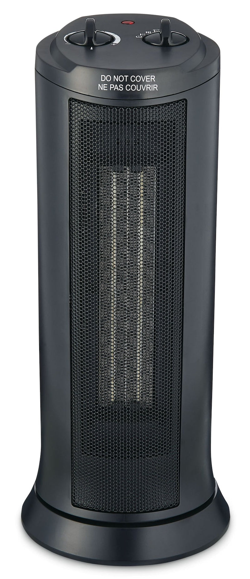 Oscillating Tower Ceramic Space Heater withThermostat, 1500W, Black D5S3