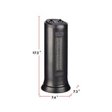 Oscillating Tower Ceramic Space Heater withThermostat, 1500W, Black D5S3 - product image 6