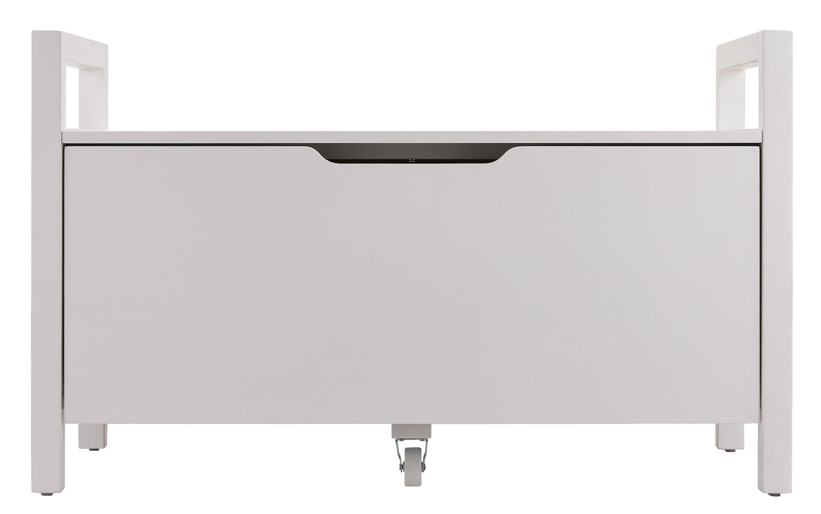 Pull-Out Storage Bench with Cut-out Handles, 36 x 17 x 22-in, White M3J0 - product image 1