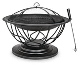 Savona Round Wood-Burning Outdoor Fire Bowl/Fire Pit, 29.5 x 20-in I6A7 - product image 1