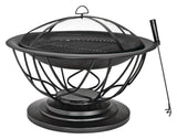 Savona Round Wood-Burning Outdoor Fire Bowl/Fire Pit, 29.5 x 20-in Y6E6 - product image 3