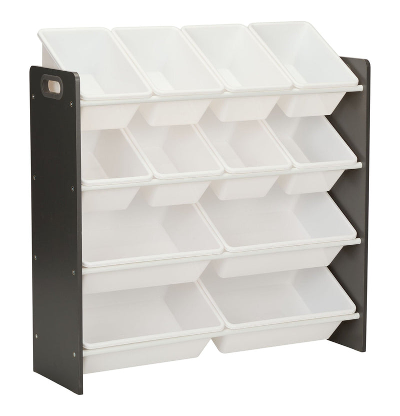 Stain & Rust Resistant Sturdy 12-Bin Organizer, Grey V5R5