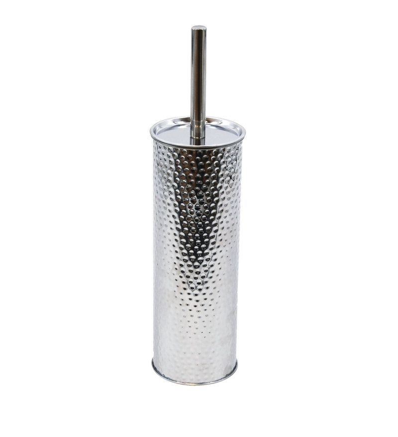 Stainless Steel Compact Long Reach Toilet Brush, Hammered Finish A2Q8