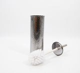 Stainless Steel Compact Long Reach Toilet Brush, Hammered Finish A2Q8 - product image 2