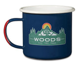 Enamel Camping Mugs, Assorted Designs G3X1 - product image 1