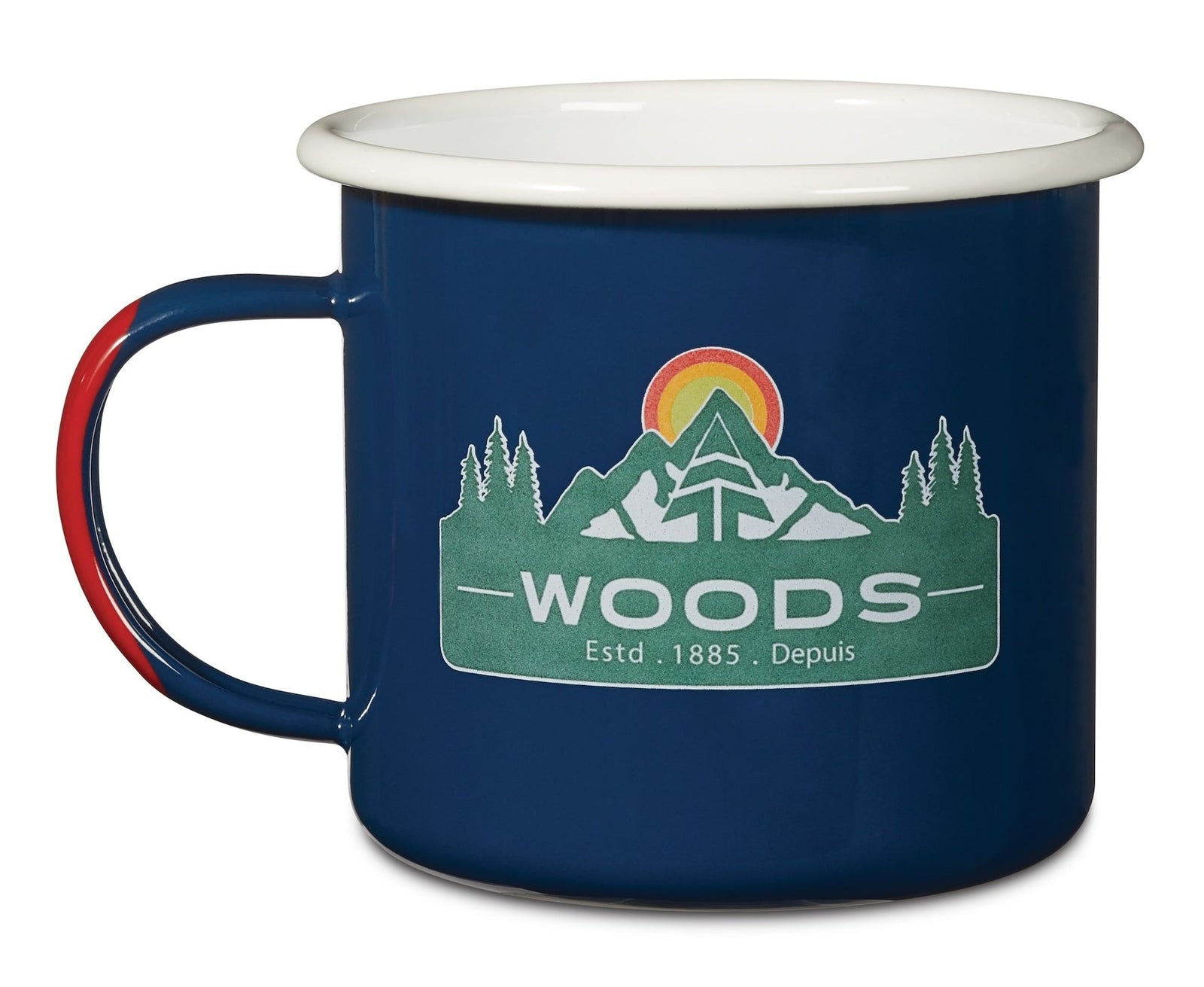 Enamel Camping Mugs, Assorted Designs G3X1 - product image 1