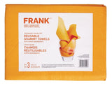 All-Purpose Machine Washable Synthetic Giant Shammy Towel, Orange, 3-pk O3A0 - product image 6