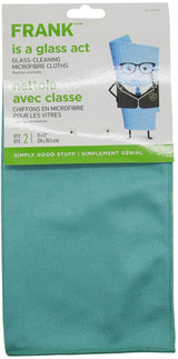 Glass Cleaning Machine Washable Microfibre Cloths, Blue, 2-pk O1T9 - product image 1