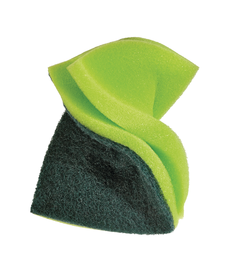 Heavy-Duty Dual Side Scrub Sponge & Pad, 6-pk A9N7