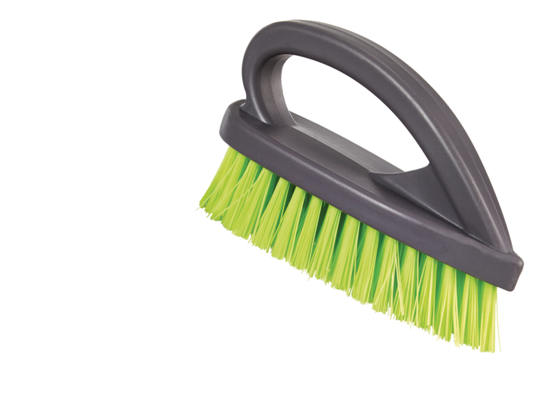 Multi-Purpose Scrub Brush with Angled & Stiff Fibre Bristles G7S7