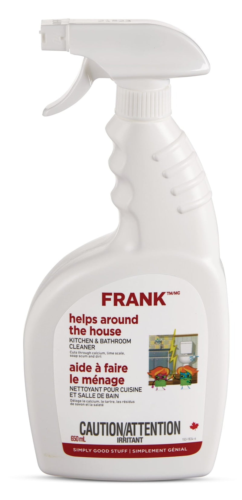 Multi-Surface Kitchen & Bathroom Cleaner, 650-mL F1C0