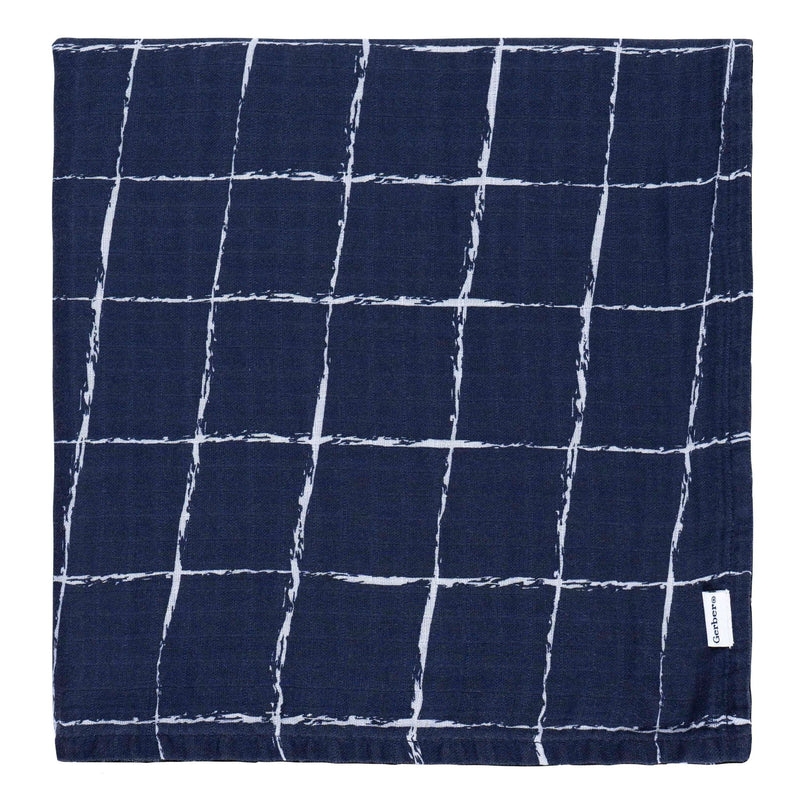 Childrenwear Coastal Calm Soft Cotton Muslin Baby Blanket, 2-pk U1K9