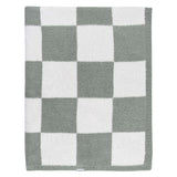 Childrenwear Green Checkered Silky Mink Baby Blanket Q5A2 - product image 1
