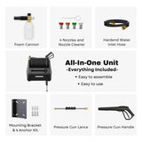 Tools Grandfalls G30 Wall Mounted 2100 PSI 2.2 GPM Brushless Retractable Electric Pressure Washer with 100-ft Hard Hose C7F2 - product image 8