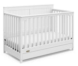 Hadley 4-in-1 Convertible Crib with Drawer, White V2N3 - product image 1