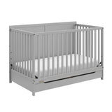 Melrose 5-In-1 Convertible Crib, Grey C7D5 - product image 1