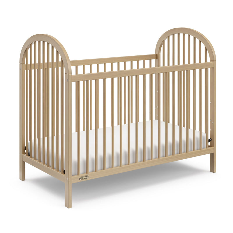 Olivia 3-In-1 Driftwood Convertible Crib with Adjustable Base S9F9