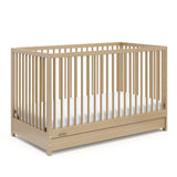 Teddi 4-in-1 Convertible Crib with Drawer, Driftwood E1C2 - product image 1