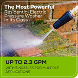 2700PSI 1.2GPM Electric Pressure Washer S8D6 - product image 4