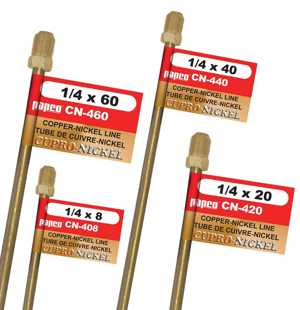 CN420 Copper Nickel Brake Line, Standard, 20 x 1/4-in Please make sure this part fits your need W9K1 - product image 1