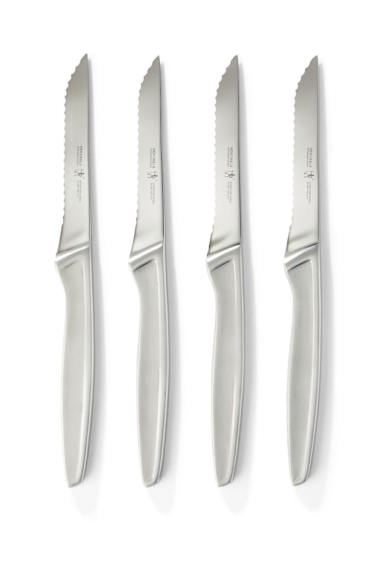 Stainless Steel Steak Knife Set, Dishwasher Safe, 4-pc N0U8