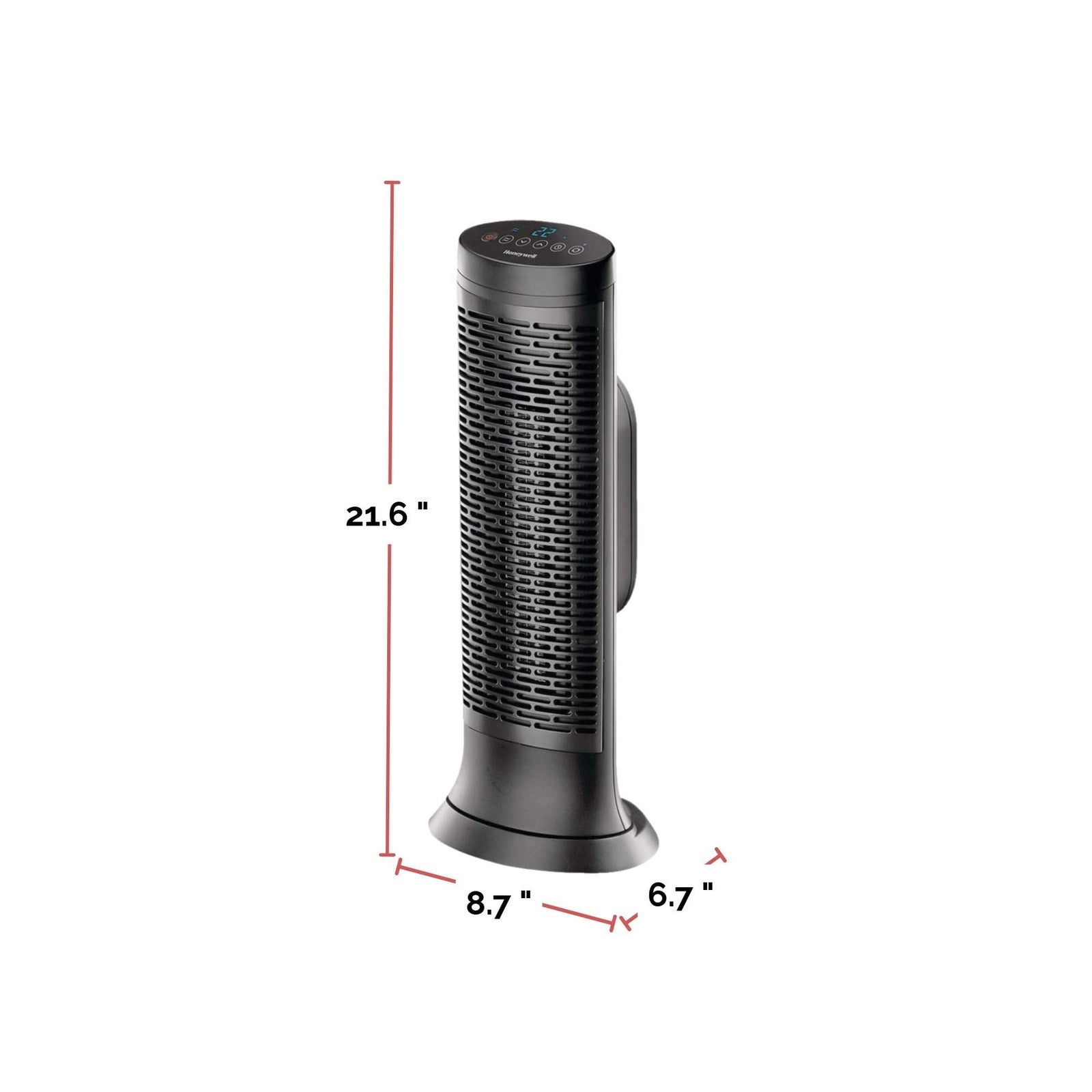 HCE352C Digital Tower Ceramic Space Heater withThermostat, 1500W, Black S6K0 - product image 3