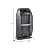 HCE840BC HeatGenius Multizone Ceramic Space Heater, 1500W, Black I7F4 - product image 8