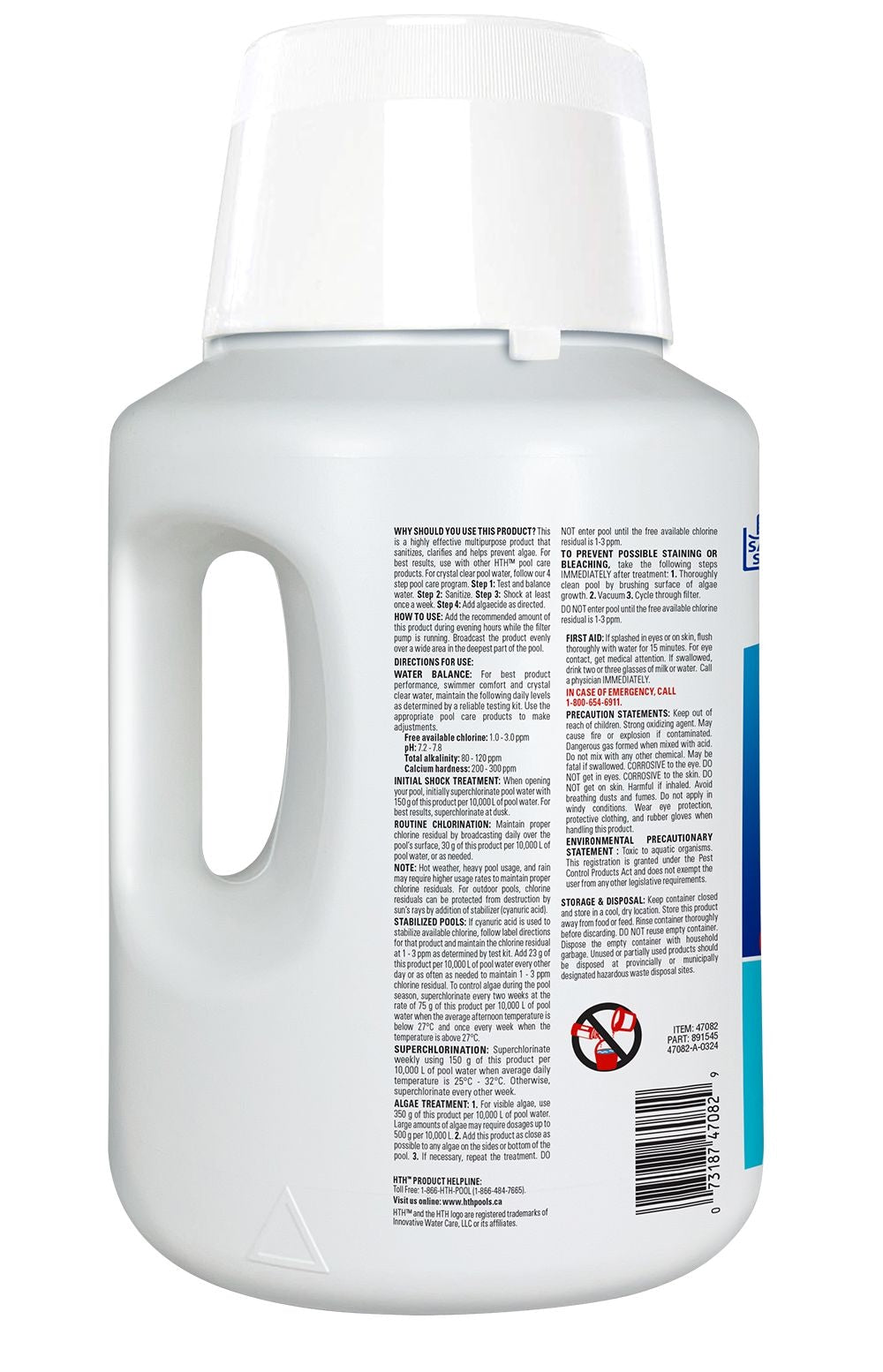 Blue Sparkle 65%, Granular Pool Chlorine, 2.27-kg Y0N8 - product image 2