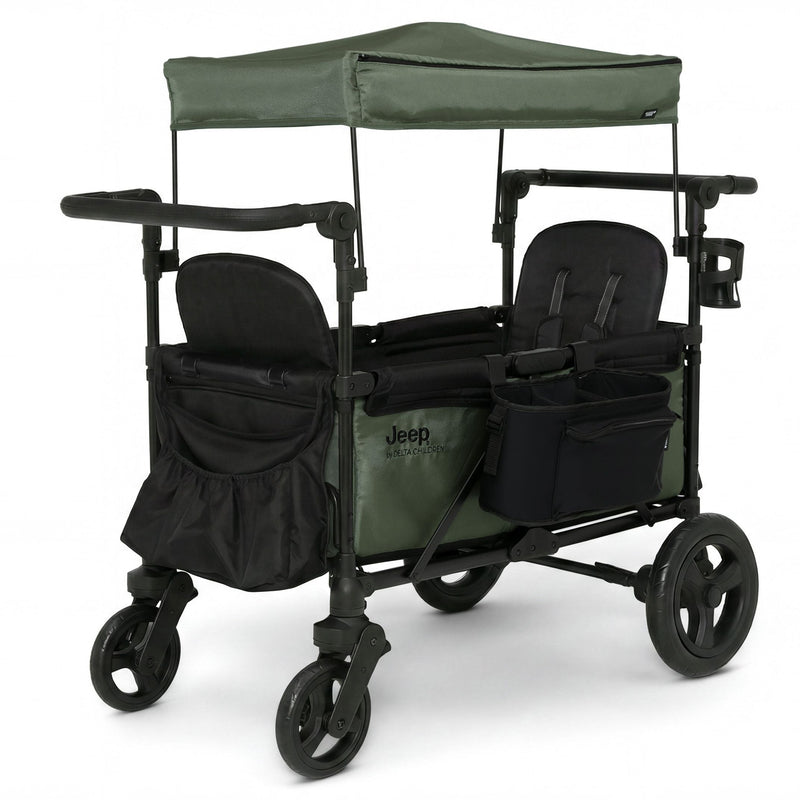 Deluxe Wrangler Wagon by Delta Children, Olive Green I6E5