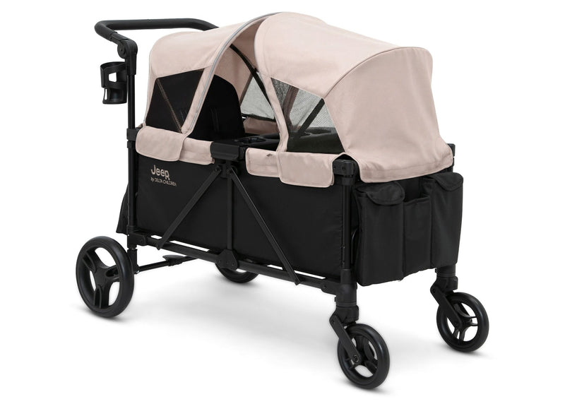 Evolve Stroller Wagon by Delta Children, Black/Tan A6P8