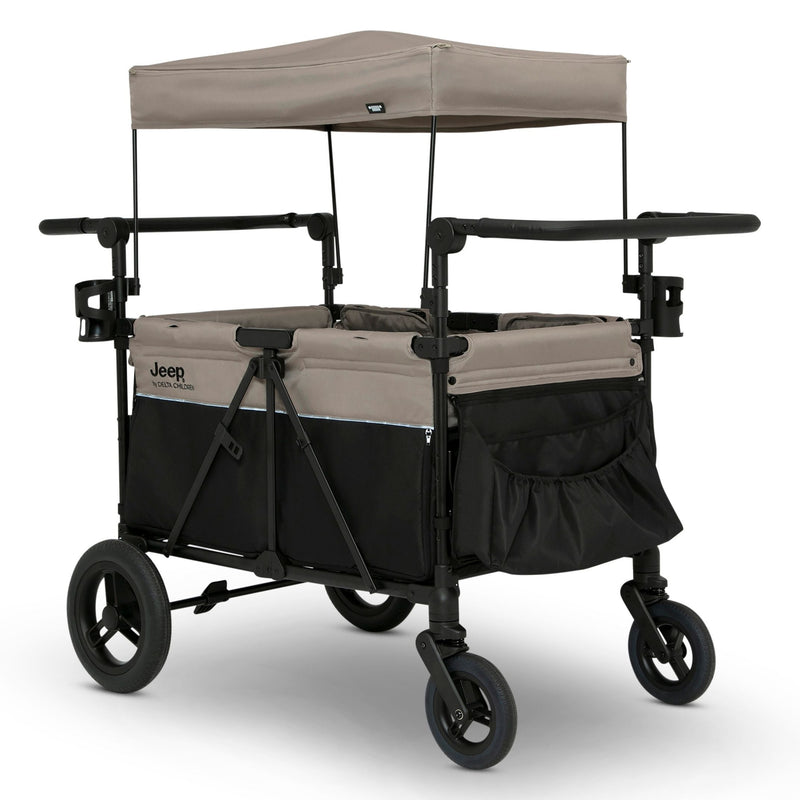 Gladiator Stroller Wagon by Delta Children, Black/Tan Z5M3
