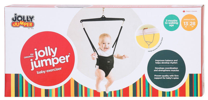 Baby Exerciser with Door Clamp, Black, Ages 3m+ G3D9